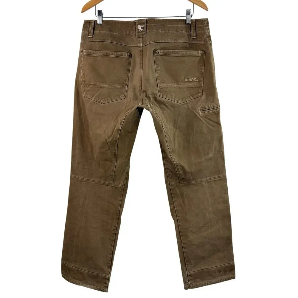 KUHL Rydr Pants Men’s 34x30 Brown Tan Patina Outdoor Hiking Gorpcore